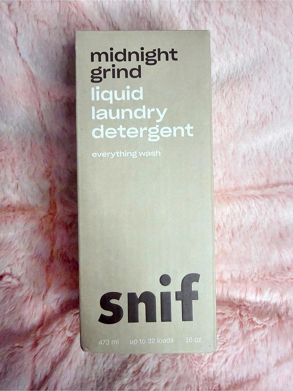 snif Midnight Grind Liquid Laundry Detergent, Gray